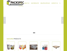 Tablet Screenshot of packspec.com.au